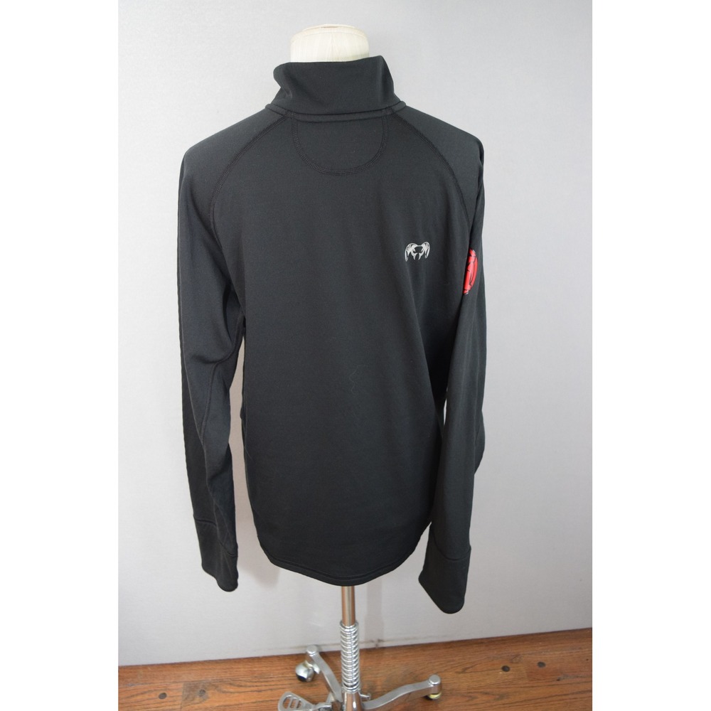 Kuiu Encounter Pullover M Black 1/4 Zip Wicking Anti-Odor Mens Top Logo Hunting - Picture 3 of 5